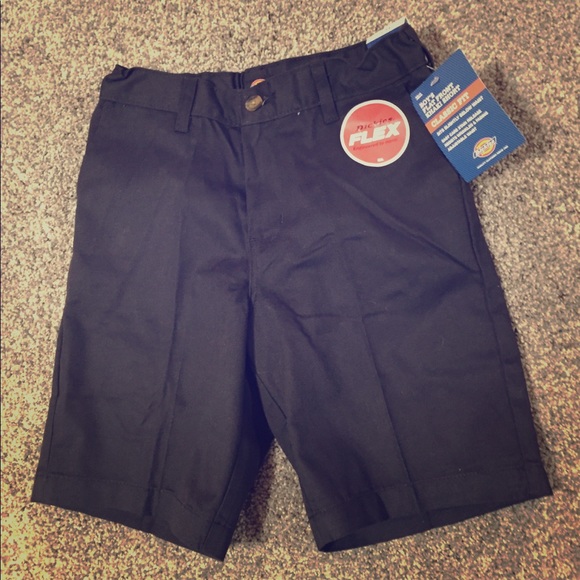 Dickie’s Khaki Big Boys’ Flex Waist Shorts - Picture 1 of 4
